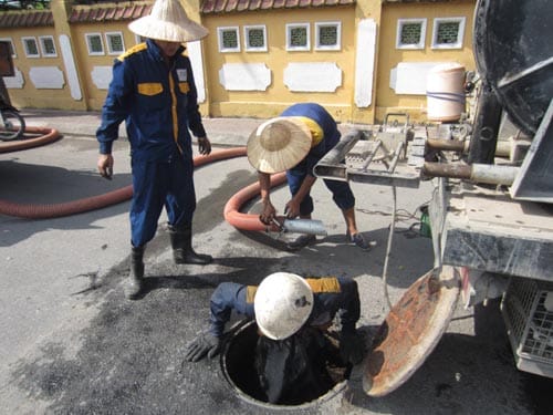 Đường ống thoát nước bị hỏng