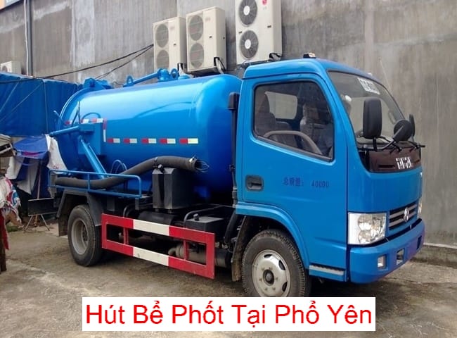 Dịch vụ hút bể phốt Phổ Yên Dịch vụ hút bể phốt Phổ Yên