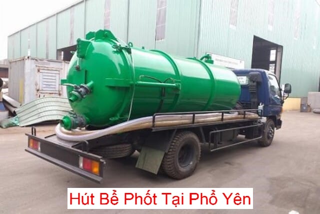Hút bể phốt giá rẻ Phổ Yên Hút bể phốt giá rẻ Phổ Yên
