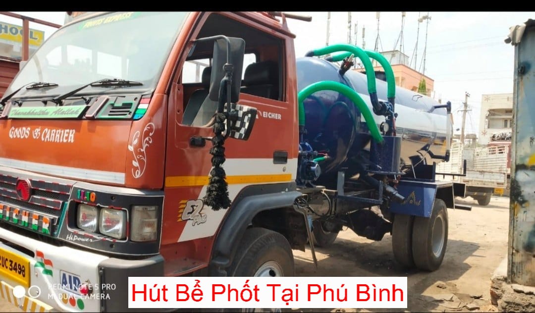 xe hút bể phốt Phú Bình xe hút bể phốt Phú Bình
