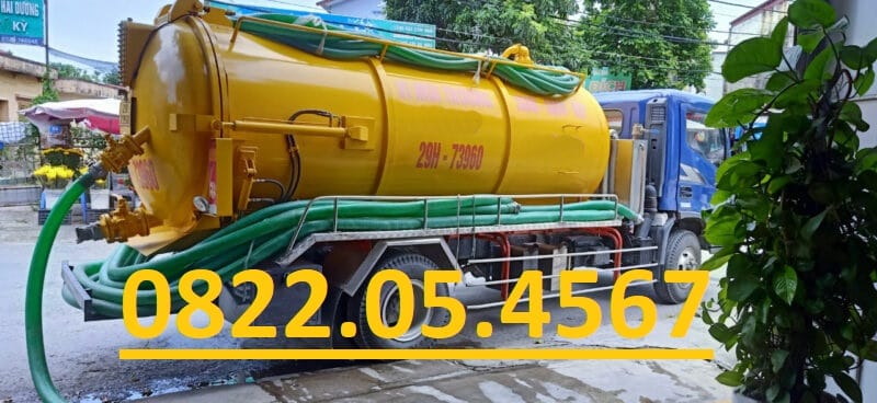 Hút bể phốt thông tắc Thái Nguyên