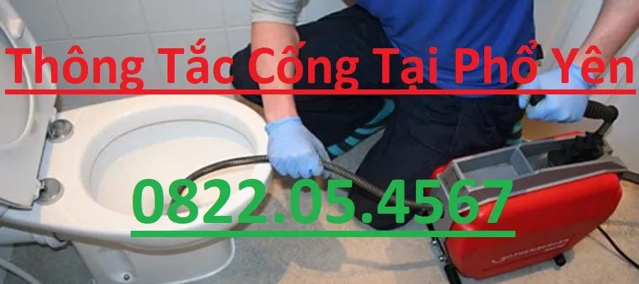 Giải Pháp Môi Trường Toàn Diện Phổ Yên - Thông Tắc Cống Phổ Yên
