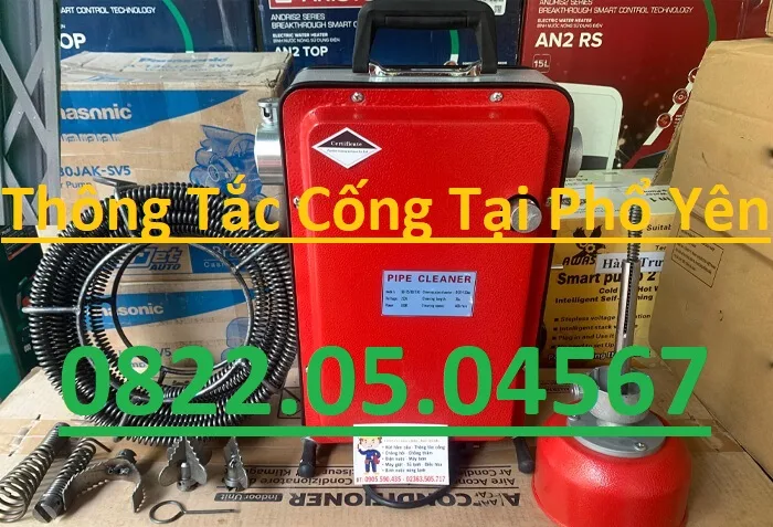 Dịch vụ Môi Trường Xanh Phổ Yên - Thông Tắc Cống Phổ Yên