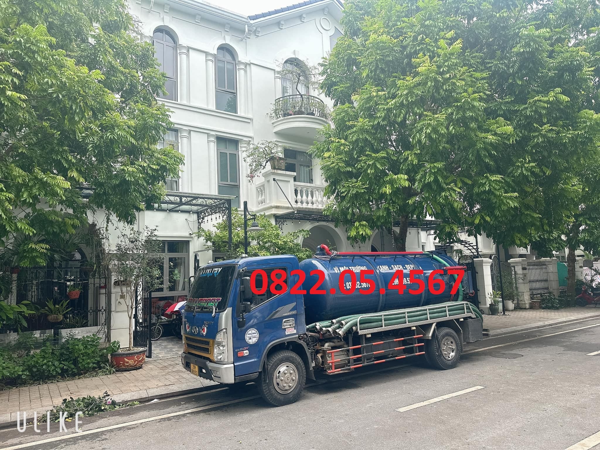 hút bể phốt tại Thanh Lãng