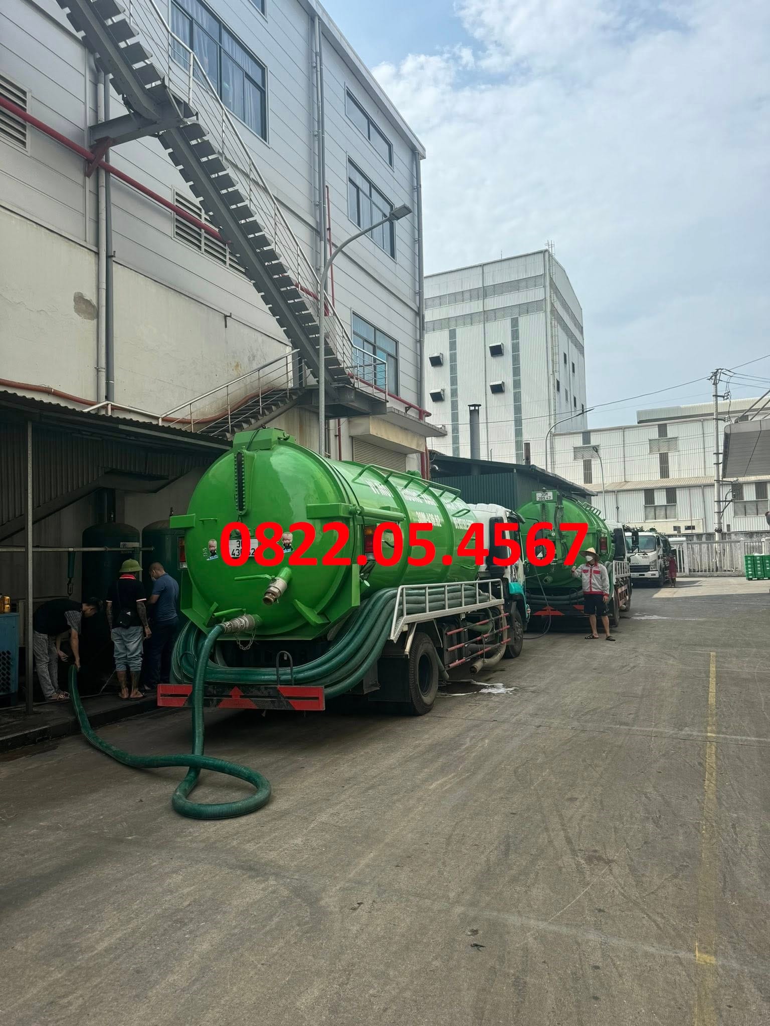 hút bể phốt tại Thanh Lãng