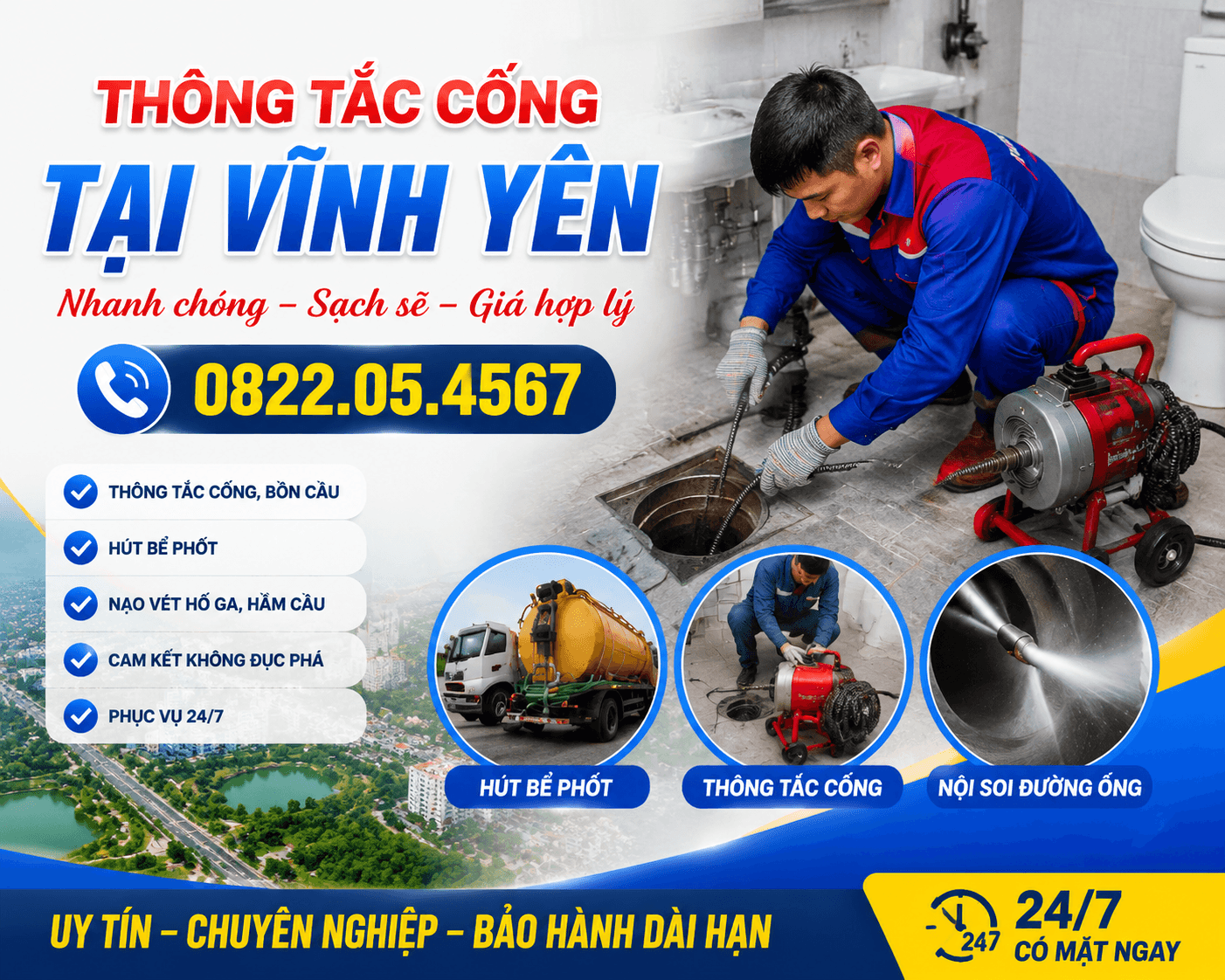 Thông Tắc Cống Vĩnh Yên