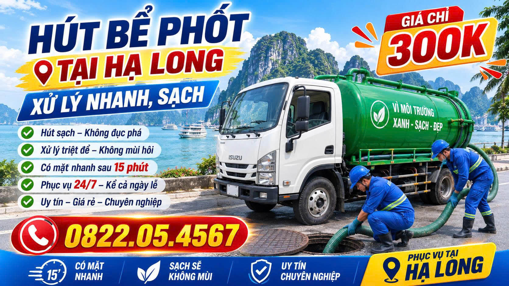 Hút Bể Phốt Tại Hạ Long