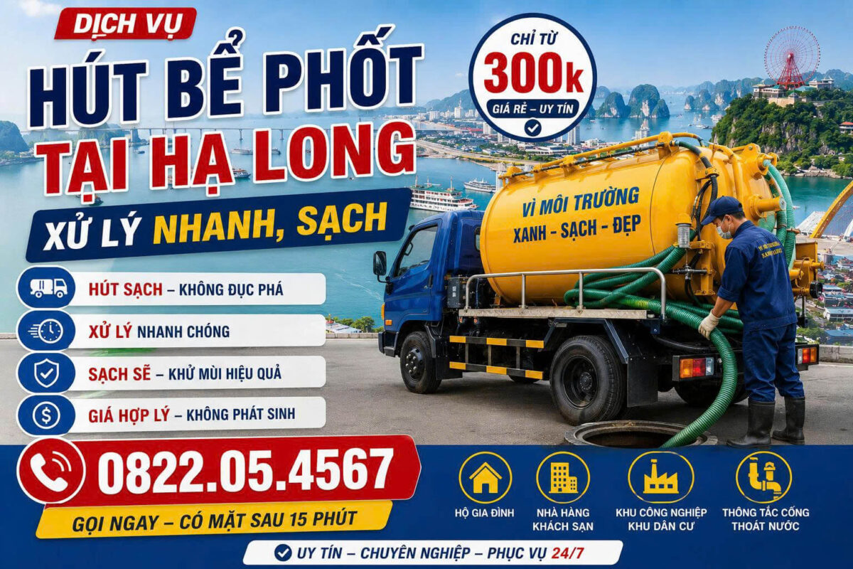 Hút Bể Phốt Thông Tắc Thái Nguyên