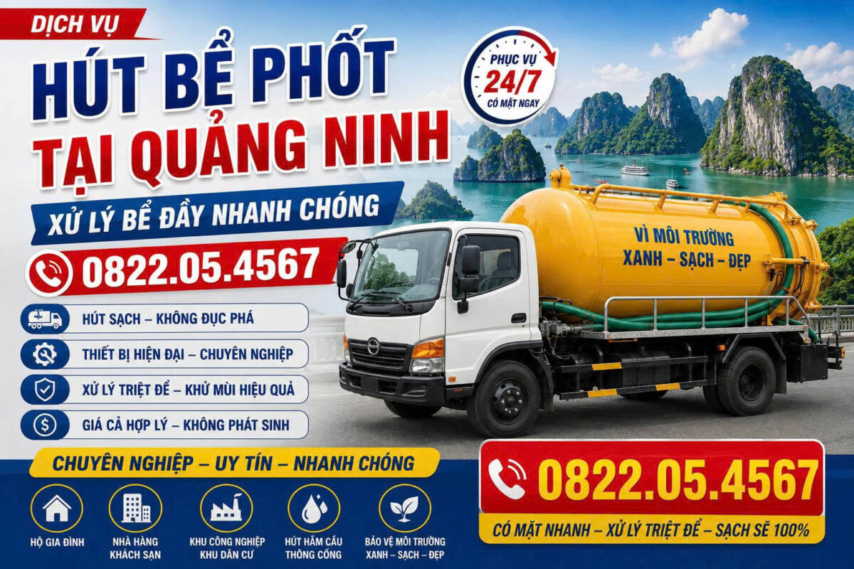 Hút Bể Phốt Thông Tắc Thái Nguyên
